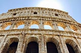 The colloseum in Rome