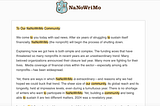 NaNoWriMo Is Dead in the Water