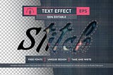 Stitch Editable Text Effect