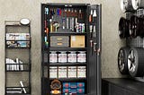 aobabo-72-inch-locking-metal-garage-storage-cabinet-w-wheels-pegboards-black-1