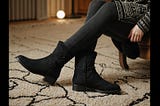 Black-Sock-Boots-Low-Heel-1