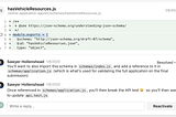 A screenshot that shows an example of comments on a pull request