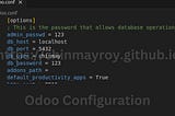 A Comprehensive Guide to Odoo.conf