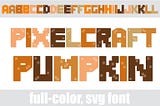 Pixelcraft Pumpkin Font 1