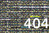 Gif montrant un écran pixellisé avec l’indication “404"