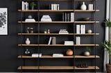 Black-Wall-Mounted-Bookcases-1