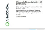 Install Python using miniconda