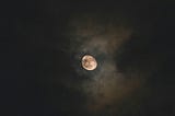 I was about to sleep when I saw how beautiful the moon was when I looked out of my room. Went downstairs to grab my camera and started taking a couple of pictures, but those were not so good so I had to be quick because it would disappear any second. Started shooting pictures and edited them.