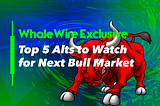EXCLUSIVE: Top 5 Alts to Watch for The Next Crypto Bull Market