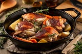Braised Chicken in the Oven with Crispy Skin Recipe