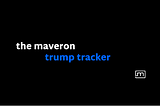 The Maveron Trump Tracker