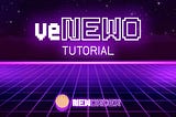 veNEWO Tutorial