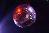 A glitter ball