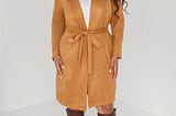 Fall Spotlight: Ashley Stewart Faux Suede Jacket