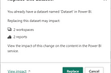 One model impact analysis