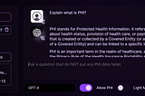 Are you putting Protected Health Information (PHI) into ChatGPT ?