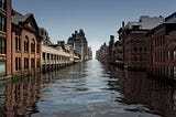 A speculative rendering showing what a hundred-year storm could do to the Meatpacking District decades from now, when sea levels have risen several feet. Photo-illustration: MDI Digital/Jonny Maxfield/Cultura Exclusive/Getty Images, from New York Magazine’s Article, “This is New York in the Not-So-Distant Future”