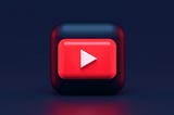 the YouTube signature red button with a white arrow