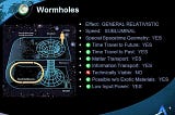 When was the wormhole created ?