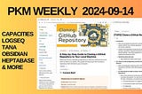 PKM Weekly — 2024–09–14