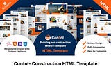 Contol- Construction HTML Template
