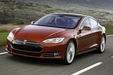 Tesla model S, picture taken from TopGear website