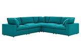 modway-commix-down-filled-overstuffed-5-piece-sectional-sofa-set-teal-1