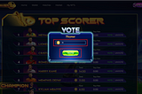 How to join Top Scorer and Champion Voting in NFT Player