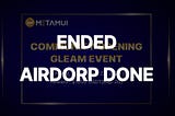 MetaMUI Community Opening Gleam Event Winner Announcement