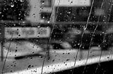 Rain On A Train Window