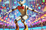 Urkel Bot on Roller Blades
