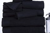 lavish-home-ribbed-100-cotton-10-piece-towel-set-black-1