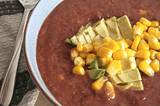 Black Bean and Tomato Soup ( Easy Pantry Challenge Recipe)