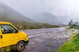 Rainy journey through Glencoe