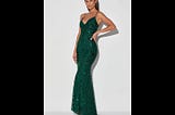 lulus-photo-finish-forest-green-sequin-lace-up-maxi-dress-size-small-100-polyester-1