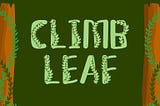 Climb Leaf Font 1