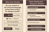 Ethical Token-Based Voting in a Decentralized Tribal Platform