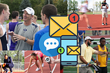 How to contact a university coach for track and field recruitment