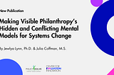 What is your mental model about systems change?