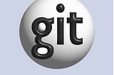 Git logo in 3d