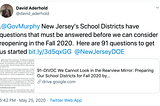 91 Questions for Reopening Schools