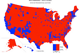 The shape of the United States presidential elections