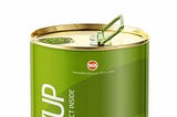 292+ Free Download Cool Olive Oil Tin Can W/ Handle Mockup — Halfside View Ideas Psd Template