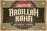 Ardilah Kafi Font