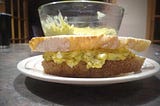 “Serious” Egg Salad Sandwiches