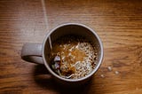 It all starts with a cuppa joe.