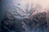 Frost painting on a window