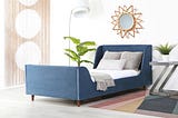 Dusk Blue Twin Bodhi Bed | Image