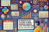 6-Month Plan to Start a Data Science Career and Land Your First Job