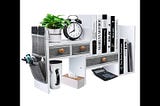 x-cosrack-wood-expandable-desktop-bookshelf-counter-bookcase-adjustable-with-drawers-desktop-shelves-1